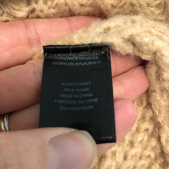 Kendall + Kylie Turtleneck Open Back Sweater S - Picture 8 of 8